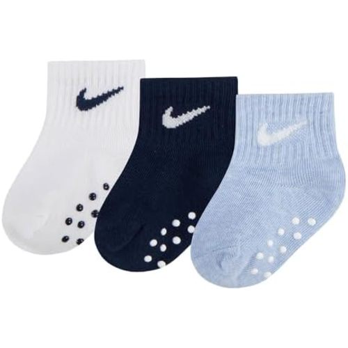 Nike Baby Swoosh Ankle Gripper Socks 3-Pairs