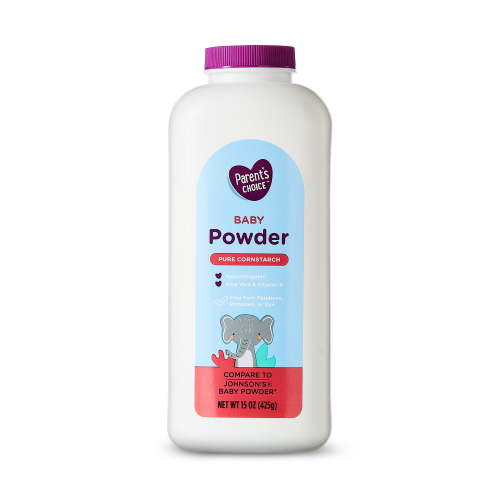 Parent's Choice Pure Cornstarch Baby Powder, 15 oz