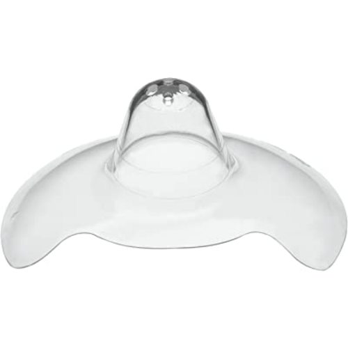 Medela Contact Nipple Shield for Breastfeeding, Large 24mm Nippleshield, For Latch Difficulties or Flat or Inverted Nipples, Made Without BPA