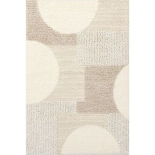 Nuloom Ailani Modern Geometric Indoor Area Rug, 5' x 7', Beige
