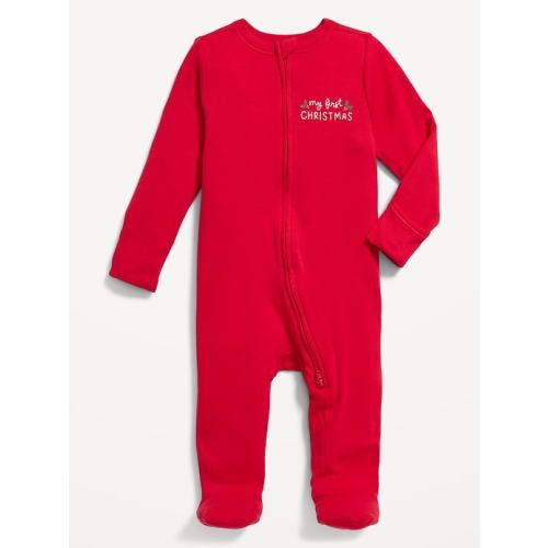 2-Way-Zip Sleep &amp;amp; Play Footed One-Piece for Baby