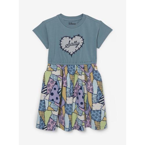 Disney The Nightmare Before Christmas Sally Patchwork Toddler T-Shirt Dress - BoxLunch Exclusive