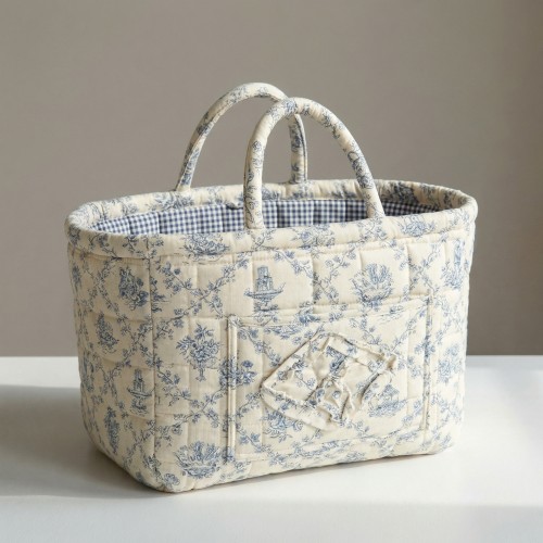 Large Floral Car Basket