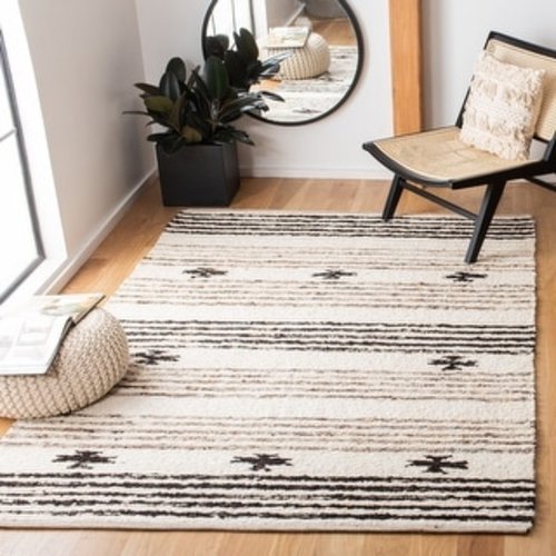 SAFAVIEH Handmade Natura Zack Boho Tribal Wool Rug size 5x8