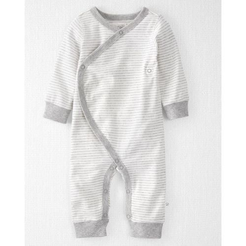 Rose Baby Organic Cotton Wrap Sleep & Play Pajamas