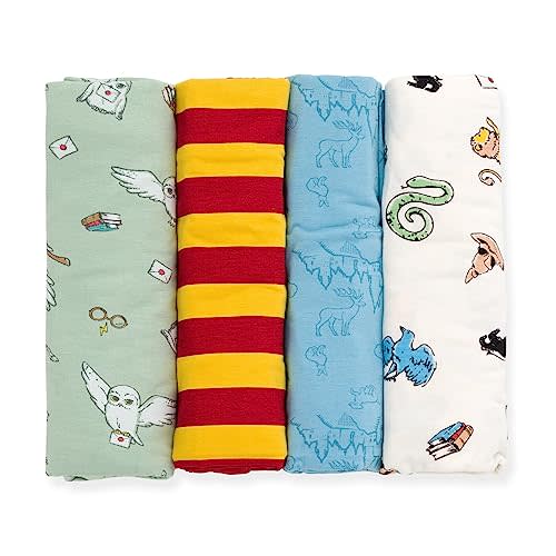 Harry Potter 4 Pack Swaddle Blankets - One Size Fits All
