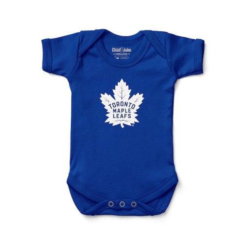 Newborn & Infant Toronto Maple Leafs Chad & Jake Blue Primary Logo Bodysuit