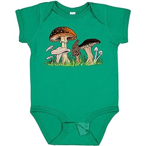 inktastic Mushroom Hunting for Morel Mushroom Baby Bodysuit