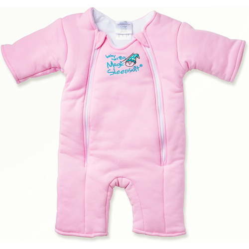 Baby Merlin's Magic Sleepsuit - Swaddle Transition Product - Cotton - Pink - 6-9 Months