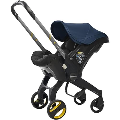 Doona Car Seat & Stroller, Deep Blue - All-in-One Travel System