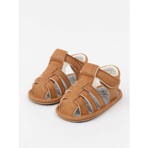 Suede Velcro Fisherman Baby Sandals