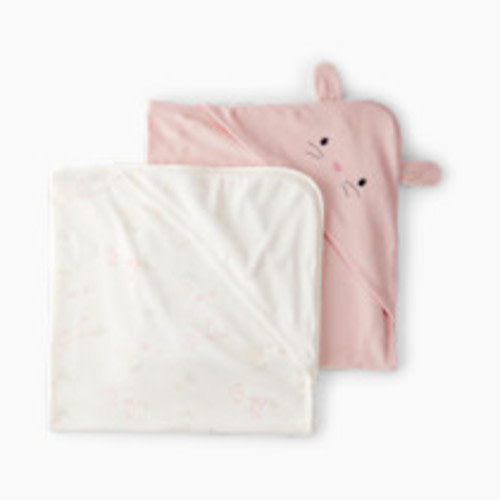 Carter's Hooded Towel (2 Pack) - Pink, O/S