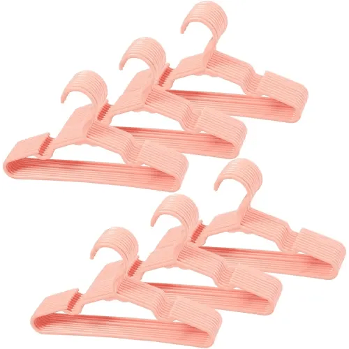 60 pcs Pink Baby Nursery Closet Hangers,Non-Slip Laundry Infant Pant Hanger for Newborn Clothes,Ultra-Thin Child Coat Hanger for Girl Boy Toddler Kid