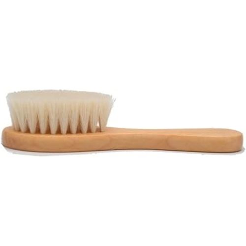 New Baby Care Pure Natural Wool Baby Wooden Brush Comb Brush Baby Hairbrush Newborn Hair Brush Infant Comb Head Massager Durable and clever