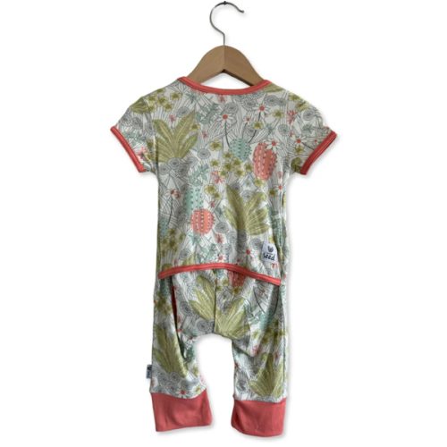 0-3m Prickly Petals Short Long Romper