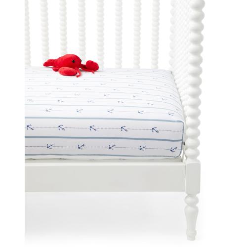 Borderline Stripe Crib Sheet