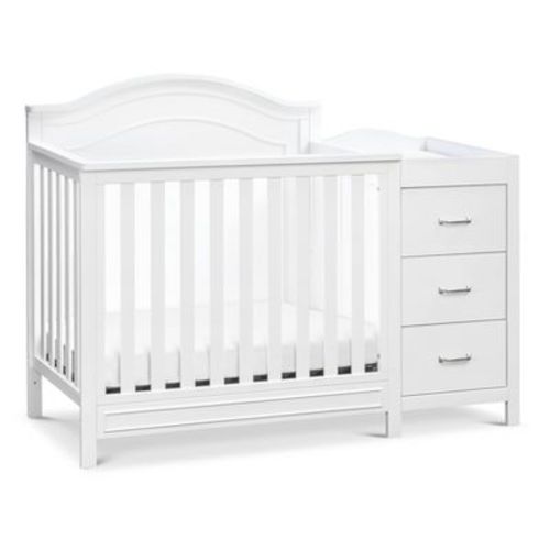 Davinci Charlie 4-in-1 Convertible Mini Crib & Changer - White