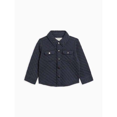 Liam Quilted Jacquard Collared Shirt