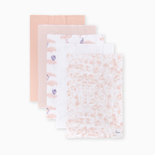 Organic Burp Cloth (5 Pack) - Floral