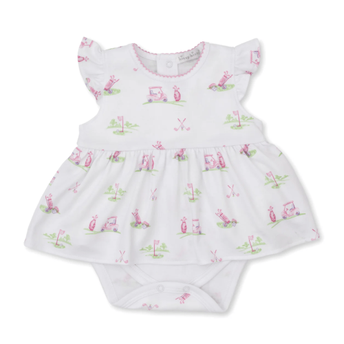Fairway Foursome Pink Bodysuit Dress