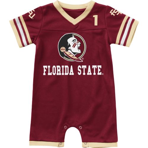 Florida State Seminoles Colosseum Infant Bumpo Football Romper - Garnet