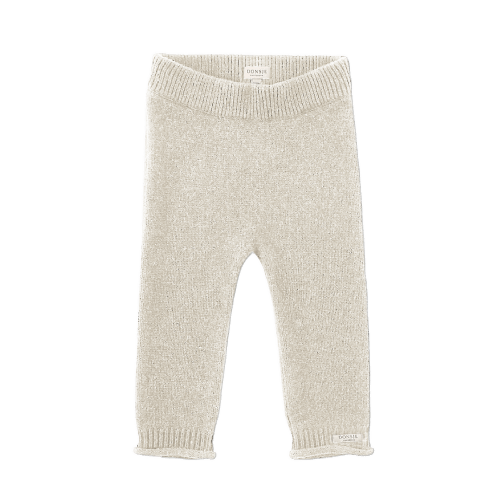 Trig Merino Wool Trousers | Arctic Ivory Melange