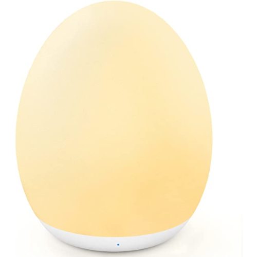 MediAcous Night Light for Kids, Baby Night Light with 7 Colors Changing & Dimming Function, Rechargeable Night Light with 1 Hour Timer & Touch Control, Up to 100H - White