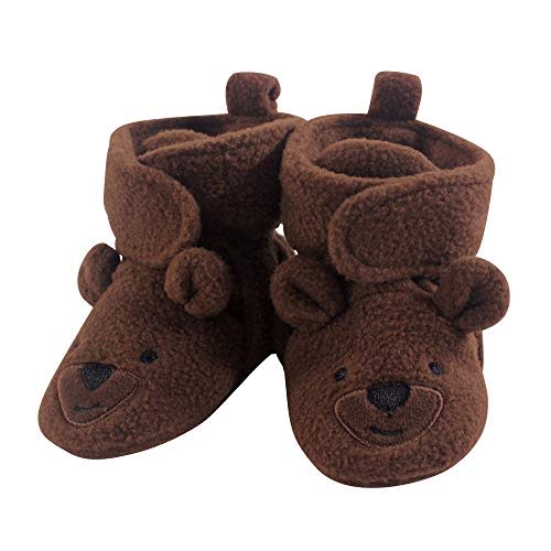 Hudson Baby Unisex-Child Cozy Fleece Booties Slipper Sock