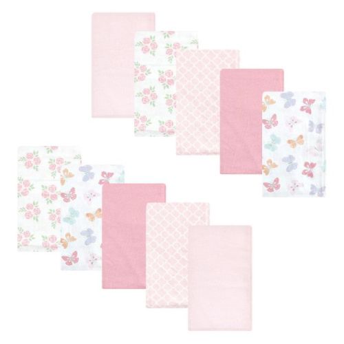 Luvable Friends Hudson Baby Flannel Burp Cloths 10pk