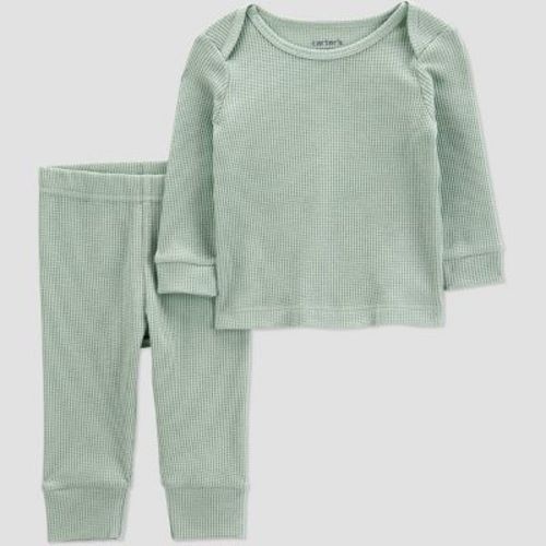 Carter's Just One You® Baby Boys' Ribbed Sweatshirt & Jogger Pants Set - Green