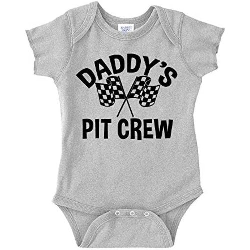Daddy's Pit Crew Racing Baby One Piece or Toddler T-Shirt