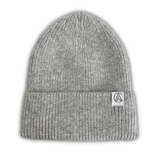 Satin Lined Flat Knit Beanie