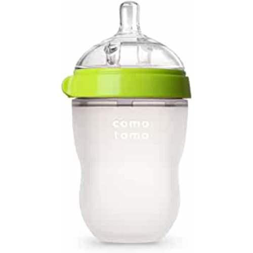 Comotomo Baby Bottle, Green, 8 oz (Pack of 1)