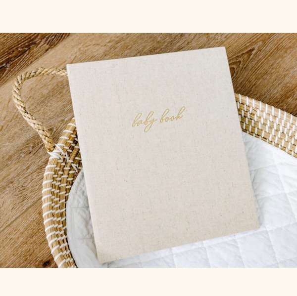 First Year Baby Memory Book - Sand