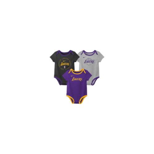 Los Angeles Lakers Baby Nike NBA 3-Pack Bodysuit Set