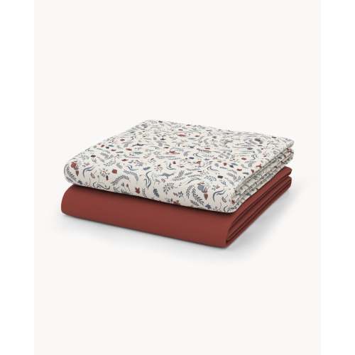 Arden Sheet Set | Organic Crib Sheets | Nestig