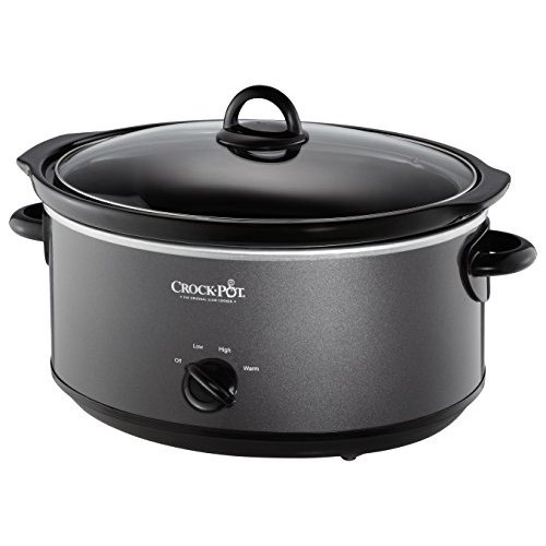 Crockpot SCV700-CH-BR Slow Cooker 7 quarts Charcoal