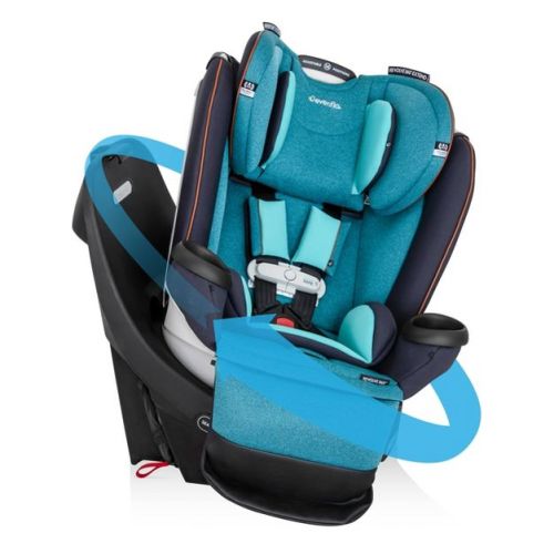 Evenflo Gold Revolve 360 Extend All-in-One Rotating Convertible Car Seat with SensorSafe