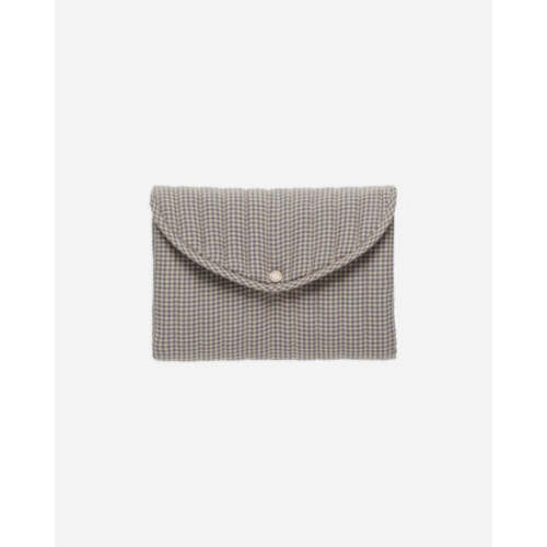 Changing Mat || Indigo Gingham
