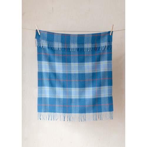 Super Soft Lambswool Baby Blanket in Musselburgh Tartan