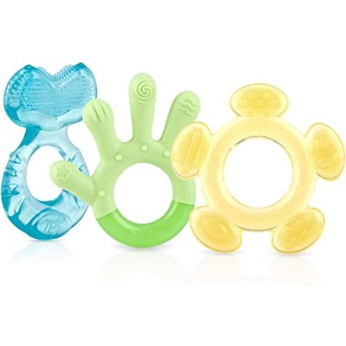 Nuby 3 Step Teether Set, BPA Free, Neutral…