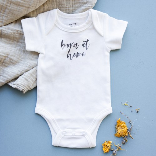 Born At Home Bodysuit in Newborn