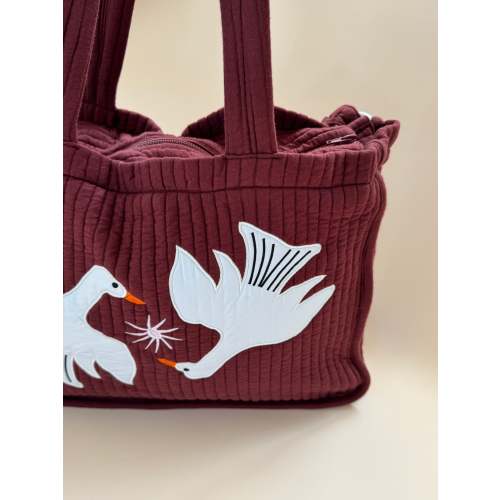 The By Billie baby bag - bordeaux
