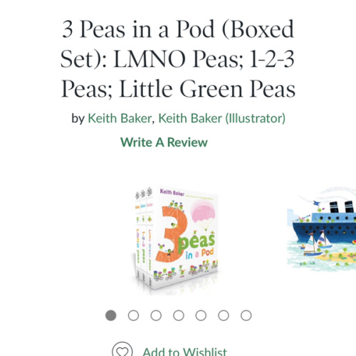 3 Peas in a Pod (Boxed Set): LMNO Peas; 1-2-3 Peas; Little Green Peas by Keith Baker, Board Book | Barnes & Noble®