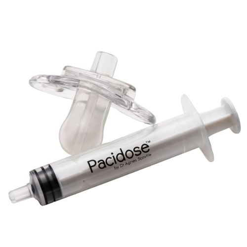 Pacifier Liquid Medicine Dispenser with Oral Syringe | Newborn Baby | 0-6 Months