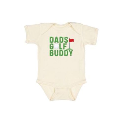 Baby Boys Dad's Golf Buddy Short Sleeve Bodysuit