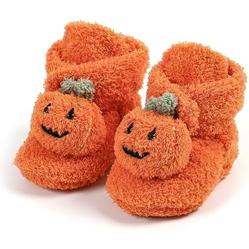 Baby Booties Infant Newborn Boys Girls Slippers Warm Crib Sock Shoes Indoor First Walkers Prewalker