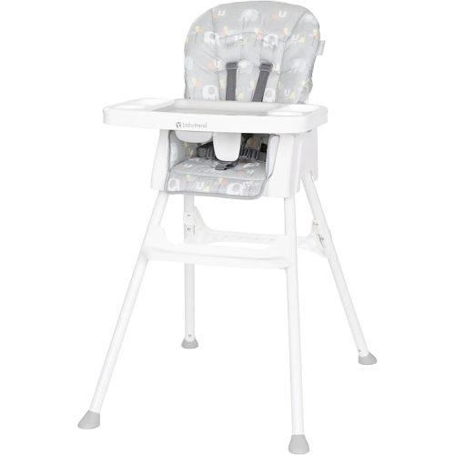Baby Trend Adapt Plus 6-in-1 EZ Clean High Chair to Toddler Chair, Two of a Kind Grey