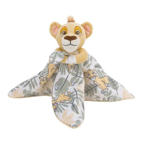 Disney Lion King Simba Jungle Leaves Lovey Security Reversible Blanket