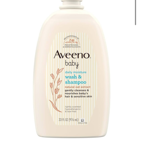 Aveeno Baby Daily Moisture Gentle Body Wash & Shampoo